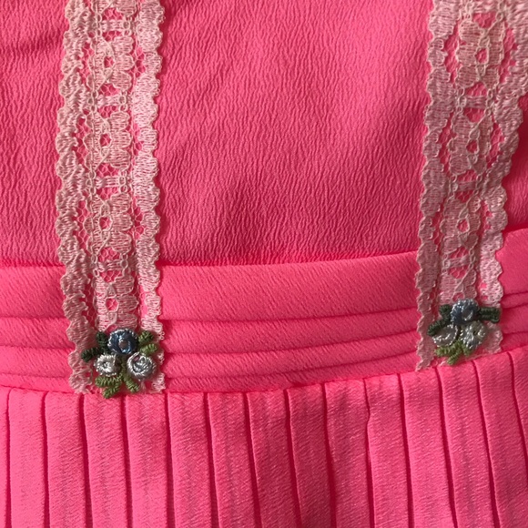 Vintage New Born Pink Dress - Picture 2 of 4